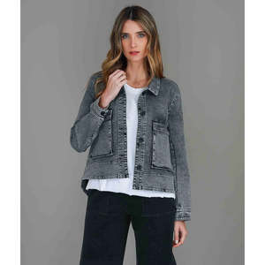 Caroll Denim Jacket Wash Black