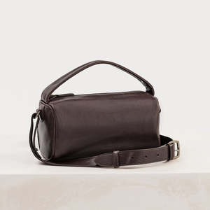 Bags Wallets: Small Bolster Bag Mahogany