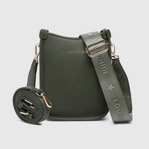 Bags Wallets: Parker Phone Crossbody Bag Olive