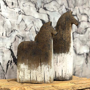 Homewares Living: Wooden Horse