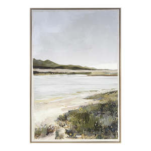 Homewares Living: Mountain River Canvas