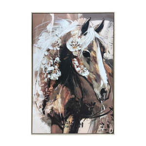 Homewares Living: Natures Horse Framed Canvas