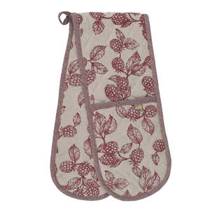 Kitchen Table: R&H Berry Double Oven Glove Red