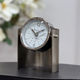 Round Clock Nickel