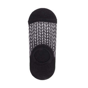Footwear: No Show Sheer Line Socks