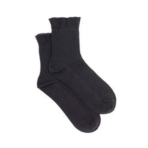 Footwear: Sweet Trim Sock Black