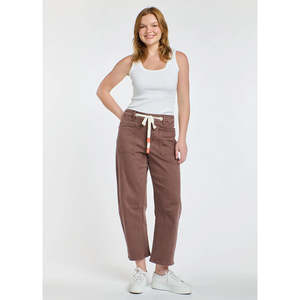 Pants: Carter Barrel Jean Chocolate