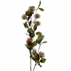 Homewares Living: Leucospermum Spray Fall Grey 101cm