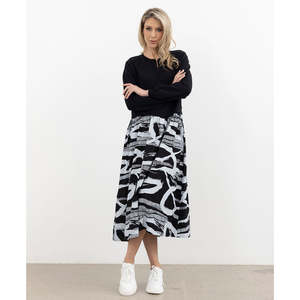 Sale: Conscious Dress Ivory Print