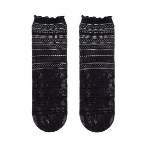Victoria Stocking Socks Black