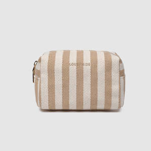 Bags Wallets: Addi Pouch Beige Stripe