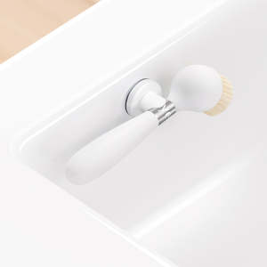 Kitchen Table: Yeseco V2 Brush White Suction Stand