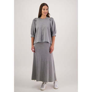 Skirts: Rutherford Skirt Metallic Silver