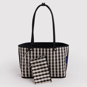 Bags Wallets: Baggu Medium Reversible Tote Black Mix