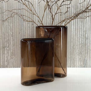 Homewares Living: Wave Vase Tobacco
