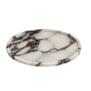 Homewares Living: Moon Tray Viola Marble
