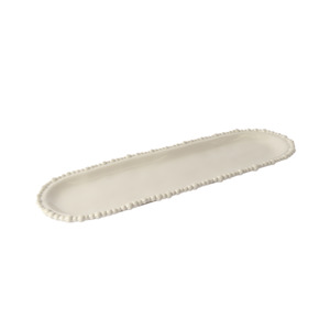 Kitchen Table: Melamine Pearl Sand Platter 45cm