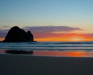 Products: Piha Sunset - Art In Bloom Academy