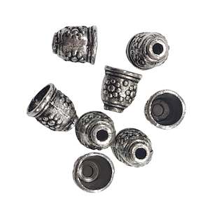 Spacers Bead Caps: 20pc Flower Bell Shaped Bead Caps