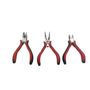 Jewellery Findings: Set of 3 Jewellery Pliers