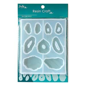 Resin Craft: Resin Craft Geode Slices Silicone Mold