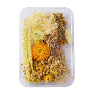 Dried Flowers: Mixed Yellow Dried Flowers