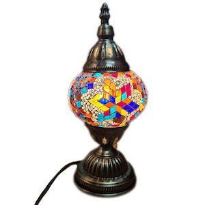 Turkish Mosaic Lamps: Small Turkish Mosaic Lamp - TL2