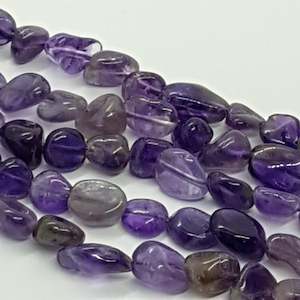 Gemstone Beads: Amethyst Gemstone Nugget Beads