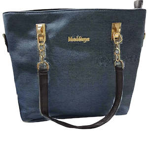 Bags And Wallets: 6pc Denim Handbag Set