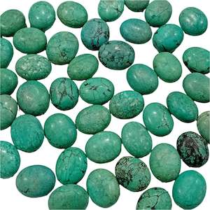 Gemstone Beads: 1pc Real Turquoise Bead