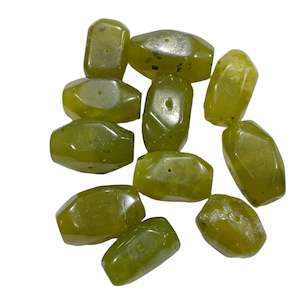 1pc Faceted Serpentine Bead