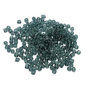 Seed Beads: 15g 8/0 3mm Grey Seed Beads