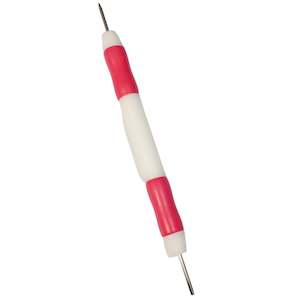 Scrapbooking Stickers: Red & White Quilling Tool