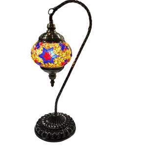 Turkish Mosaic Swan Lamp Tall TL17