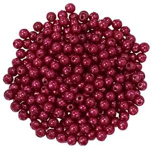 Acrylic Resin Wood: 10g 3mm Purple Acrylic Spacer Beads