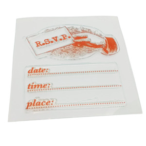 RSVP Silicone Clear Stamp