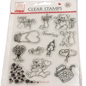 Valentine's Day Silicone Clear Stamps