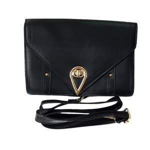 Bags And Wallets: Black Shoulder Bag