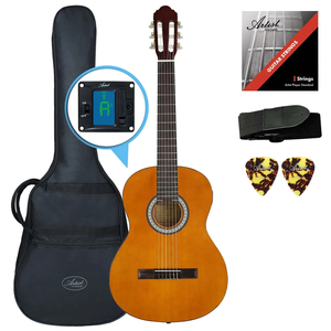 Products: Artist CL44AML Left Handed Full Size Classical Guitar Pack