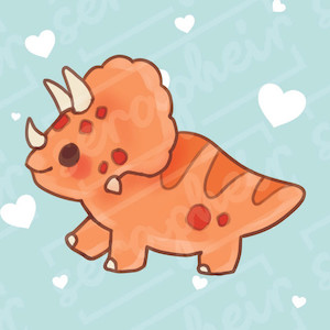 Products: Lesceratops Coaster Artistic Alchemy