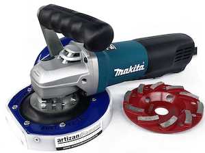 Hand Polishing Machine: 5" (125mm) Makita Concrete Grinder Packages, Variable Speed