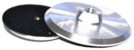 Hand Polishing Machine: 100, 125 & 180mm Alloy velcro backers for hand pads