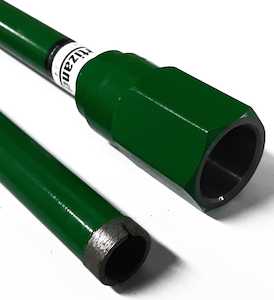 Wet Core Drills: KRE Wet Core Drill Bits, Crowned. With 1 ¼" thread, 12 - 42 mm dia.