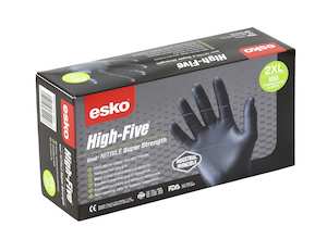 Disposable Gloves - Esko Black Heavy Duty
