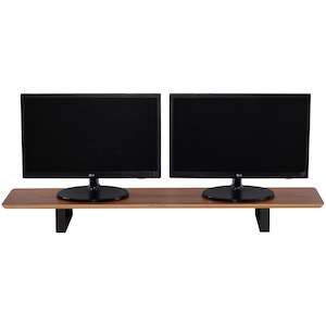 Monitor Stands And Accessories: Dual Monitor Stand/Riser - Large