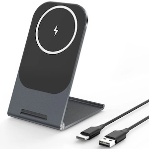 Desk Attachments: Ultra Slim MagSafe Foldable Desk Charger - 15W