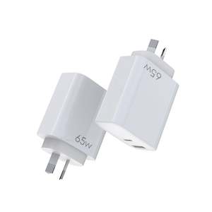 Cables Chargers: Wall Charger Dual Outlet - 65W