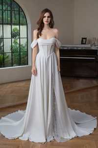 Products: A-Line Off-Shoulder Bridal Gown Art Kollocsion