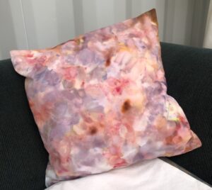 Products: Sat 7 December, 10am-1pm, Ice Dyeing – Cushion Cover Workshop