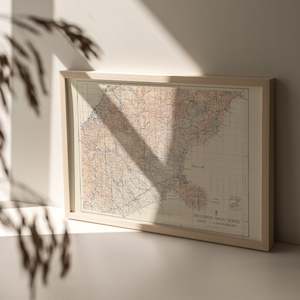 Map Prints: Regional Canterbury - 1962